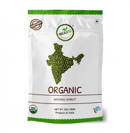 Orgabite Organic Moong Sabut   Pack  500 grams